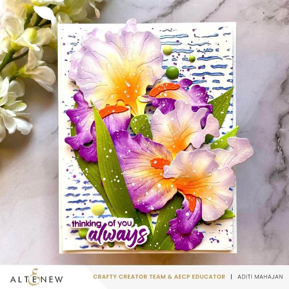 Altenew Stencil - Squiggly Lines Background ALT10594