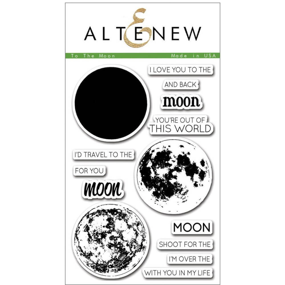 Altenew Clear Stamps - To the Moon ALT1074