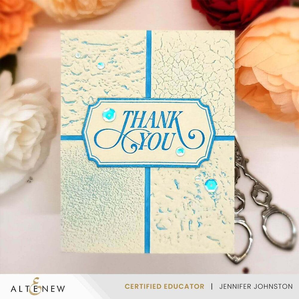 Altenew 3D Embossing Folder - Textured Blocks ALT11226