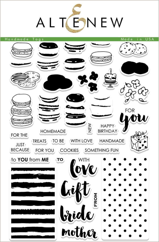 Altenew Clear Stamps - Handmade Tags ALT1604