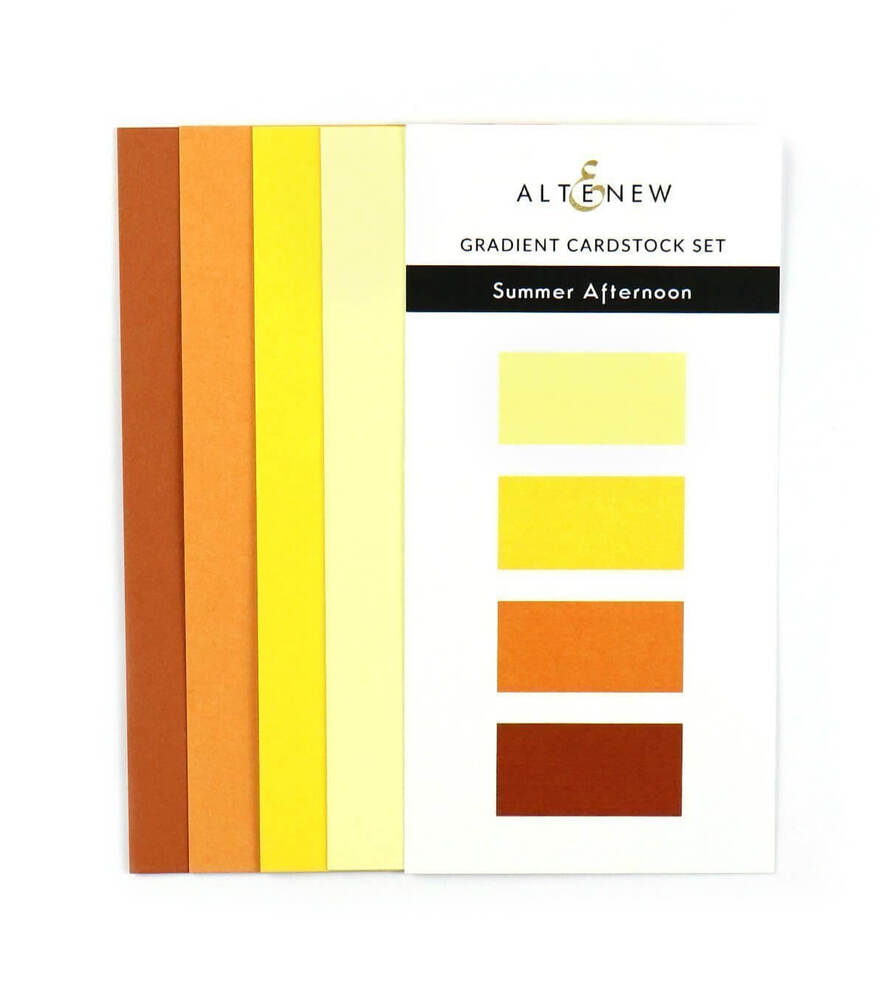 Gradient Cardstock Set - Summer Afternoon ALT3236