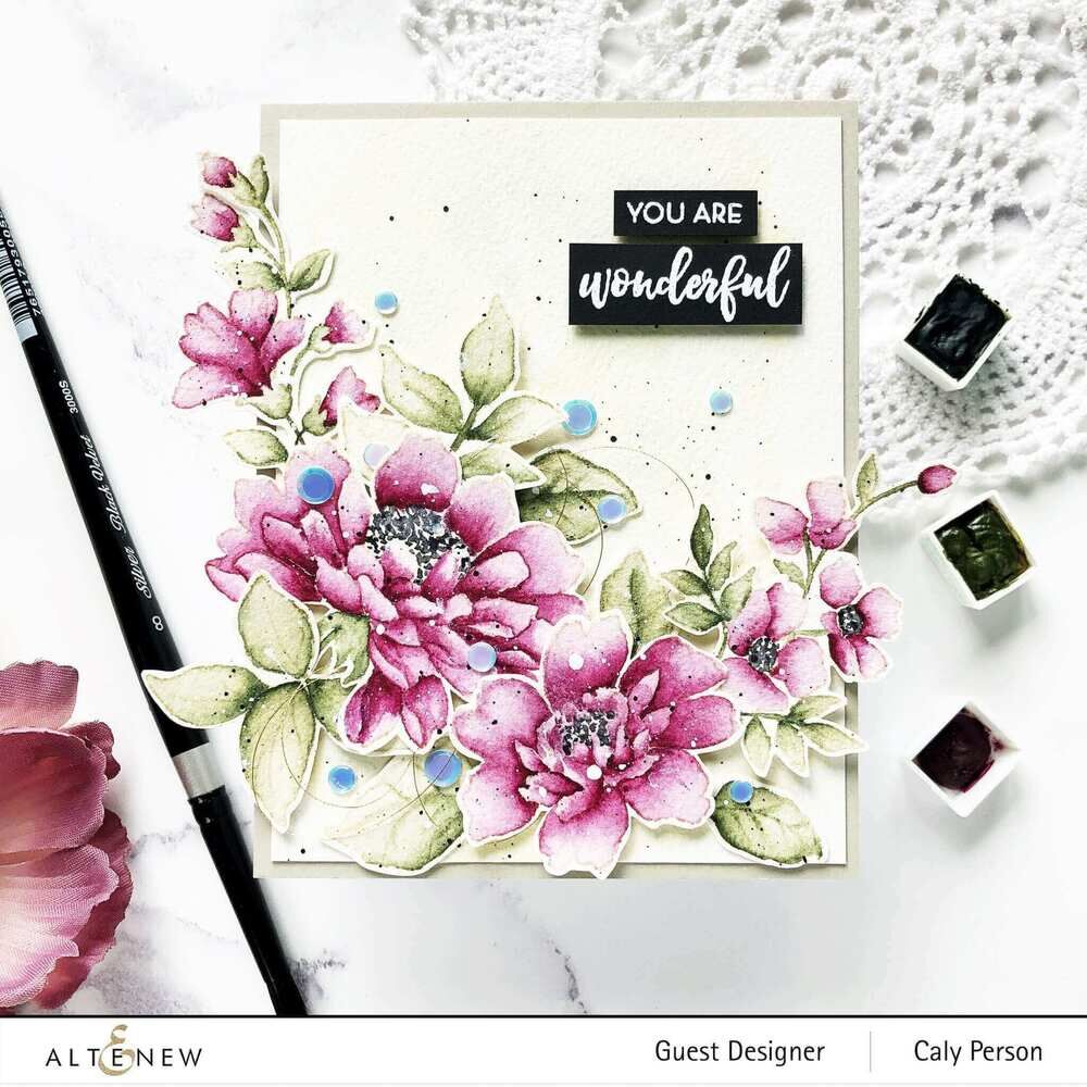 Altenew Dies & Stamps Set - Flower Garden