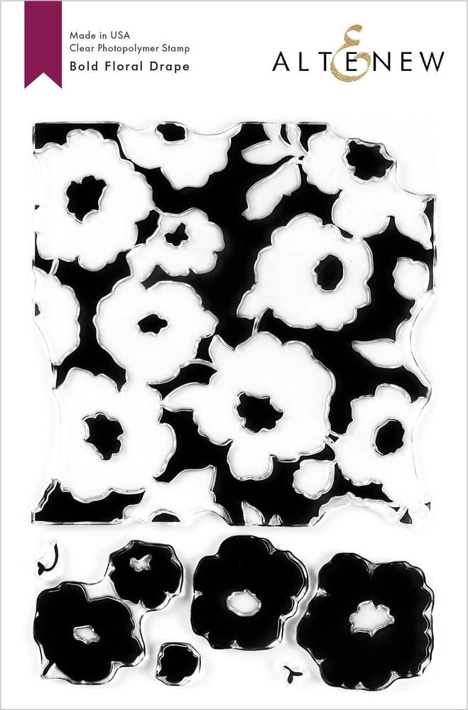 Altenew Clear Stamps - Bold Floral Drape ALT3751