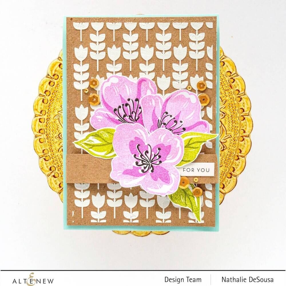 Altenew Clear Stamps and Dies Set - Zig Zag Floral