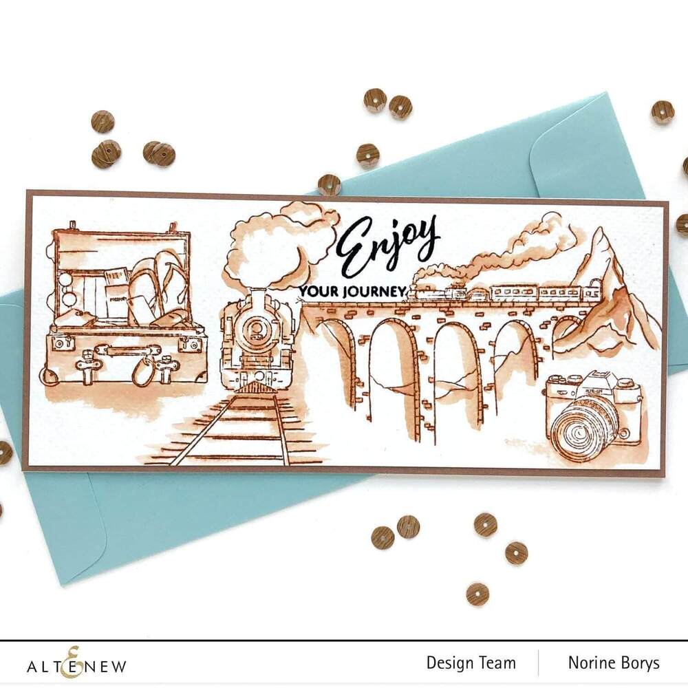 Altenew Clear Stamps - Enjoy Your Journey ALT6165