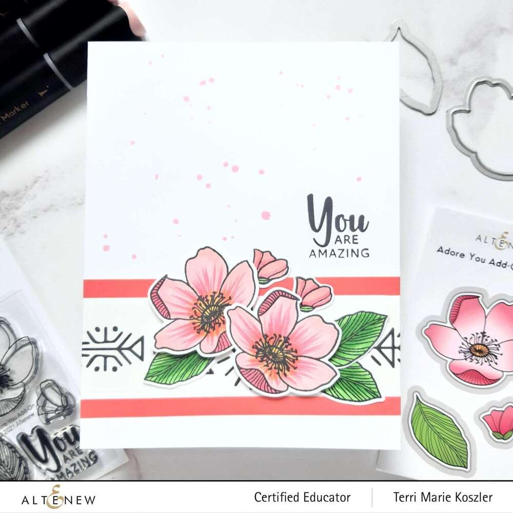 Altenew Dies Set - Adore You Add-On ALT6249