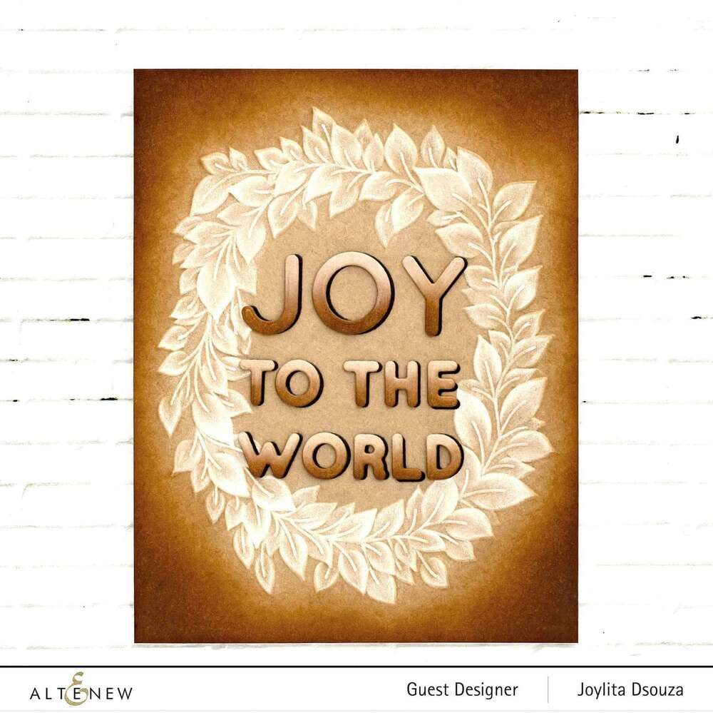 Altenew 3D Embossing Folder - Flowing Wreath ALT6447