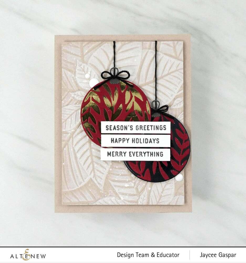 Altenew Clear Stamps - Lovely Ornaments ALT6508