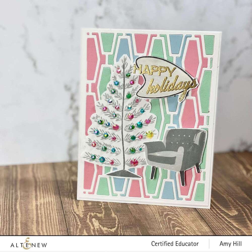 Altenew Dies Set - Mid-Century Festivities ALT6512