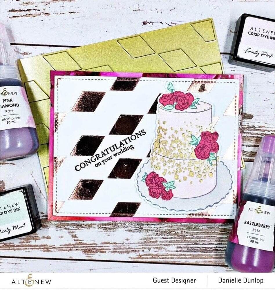 Altenew Clear Stamps and Dies Set -  Wedding Promises