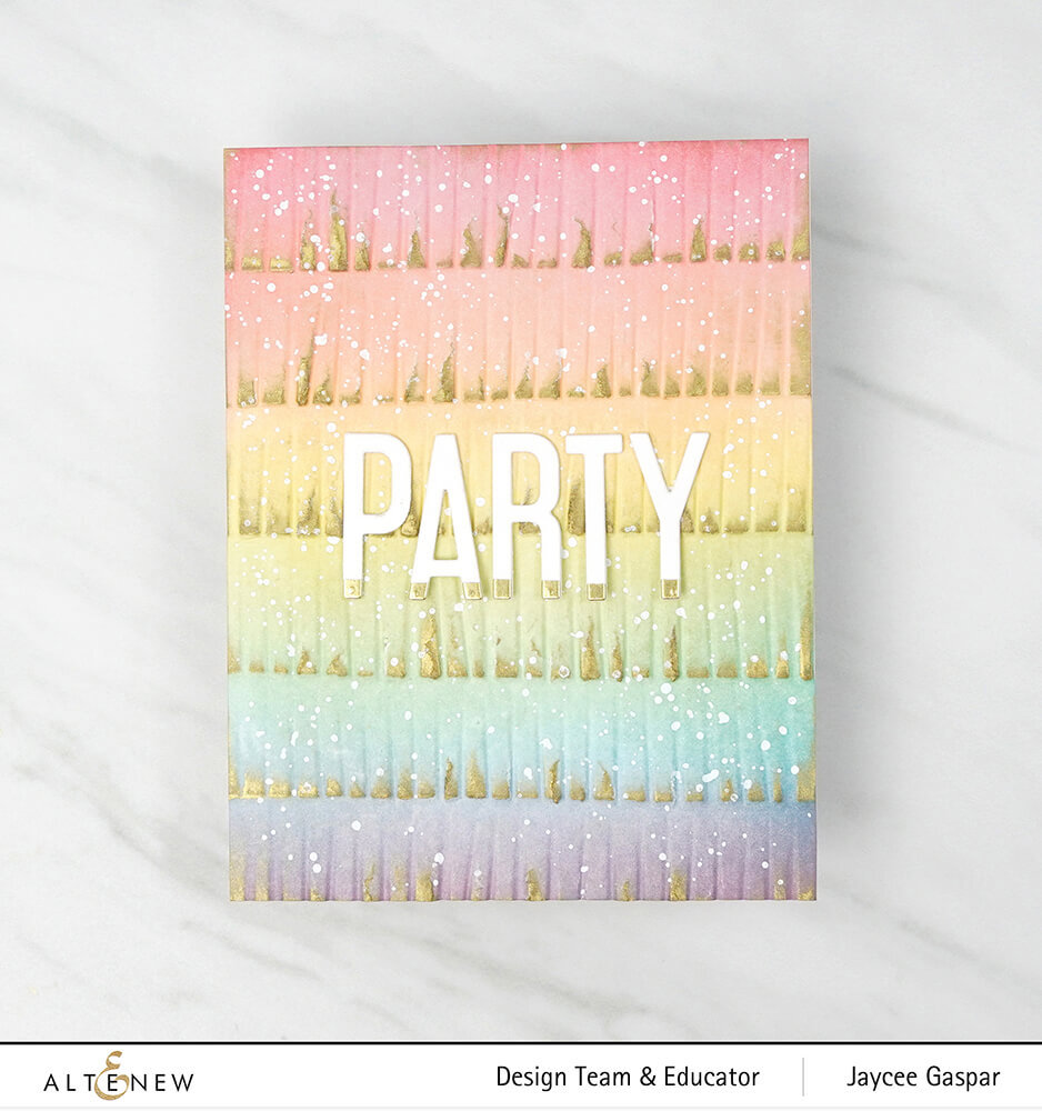 Altenew 3D Embossing Folder - Fringe ALT6653