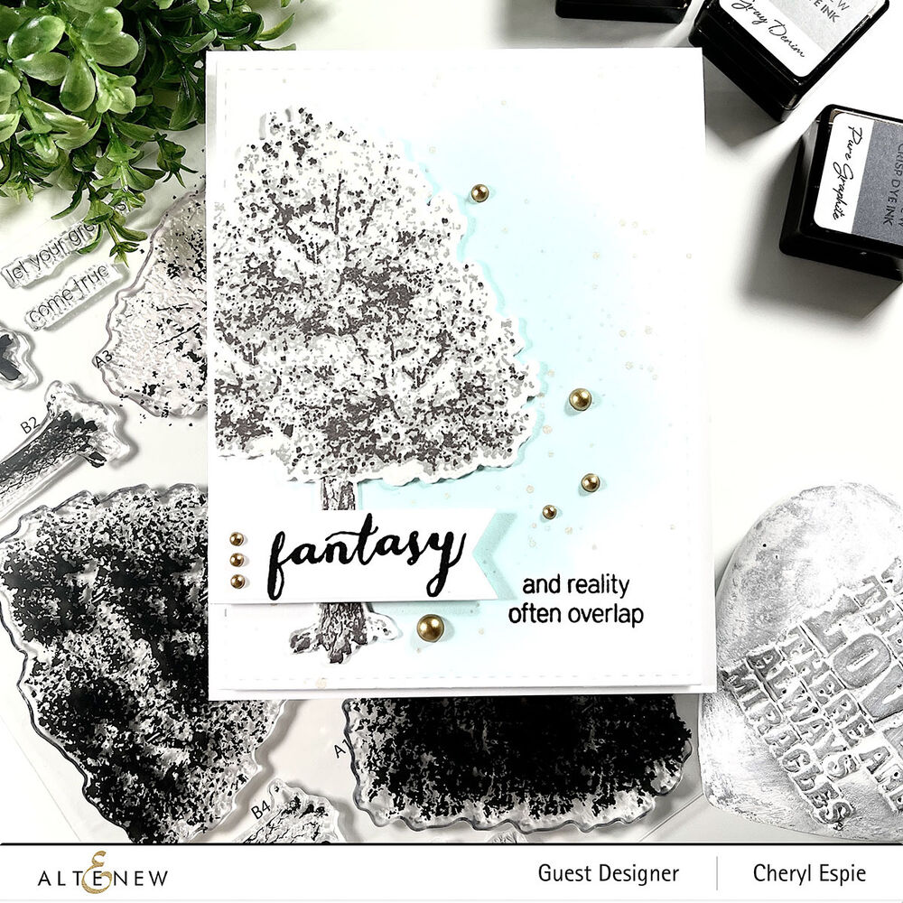 Altenew Clear Stamps and Dies Set -  Tree of Fantasy
