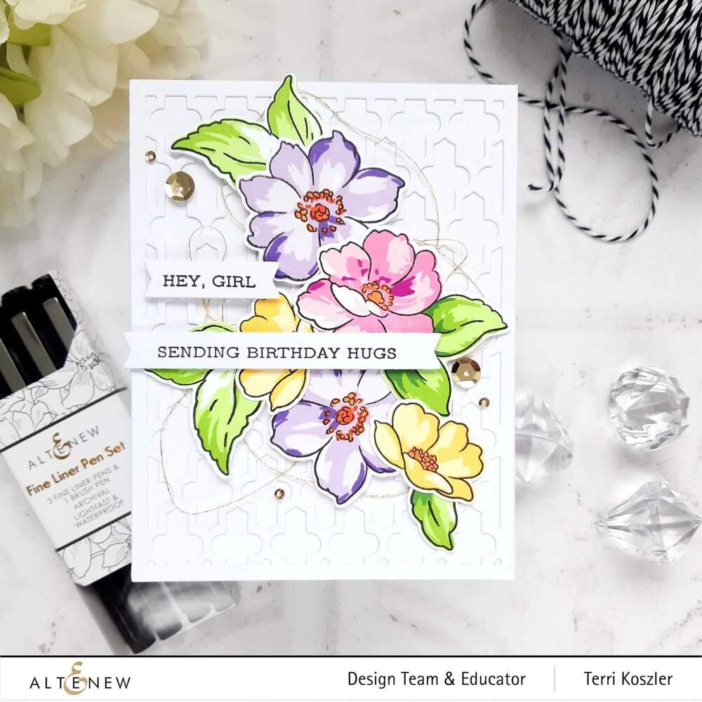 Altenew Clear Stamps - Wispy Joy ALT7072