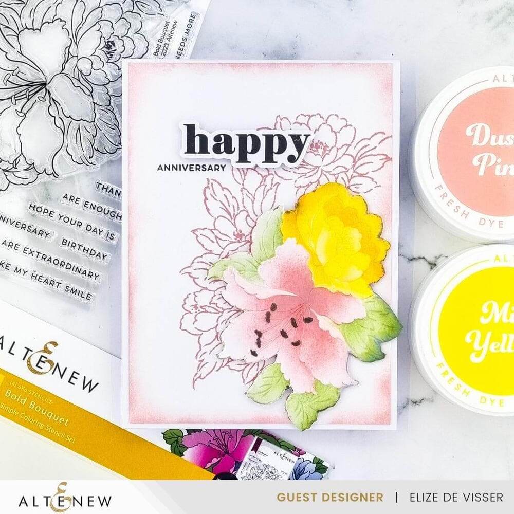 Altenew Flowers Die Set - Bold Bouquet ALT7683-DIE2