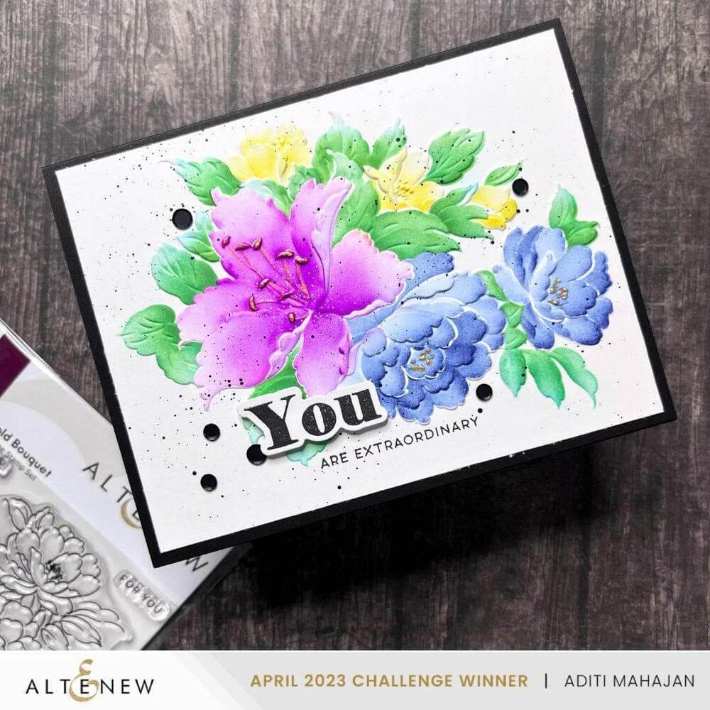 Altenew Dies - Bold Bouquet ALT7684