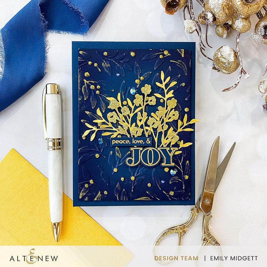 Altenew 3D Embossing Folder - Festive Greenery ALT8202