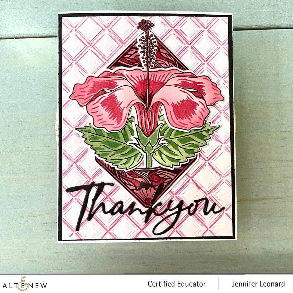 Altenew Dies - Hibiscus Motif ALT8216