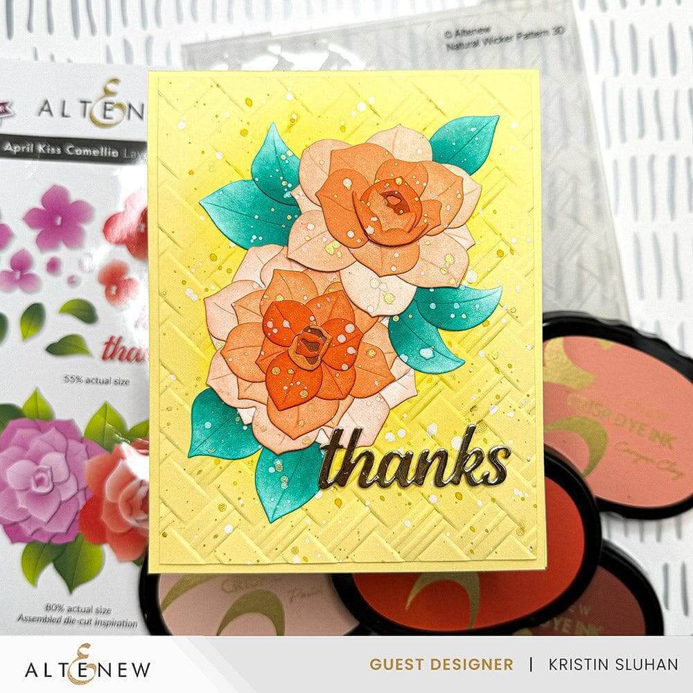 Altenew Layering Dies Set - Craft-A-Flower: April Kiss Camellia ALT8903