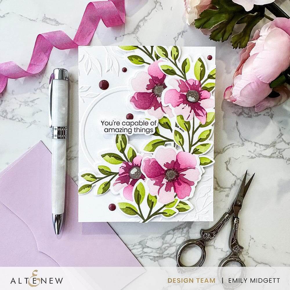 Altenew Dies - Dynamic Duo: Painted Blossoms Add-On ALT8908