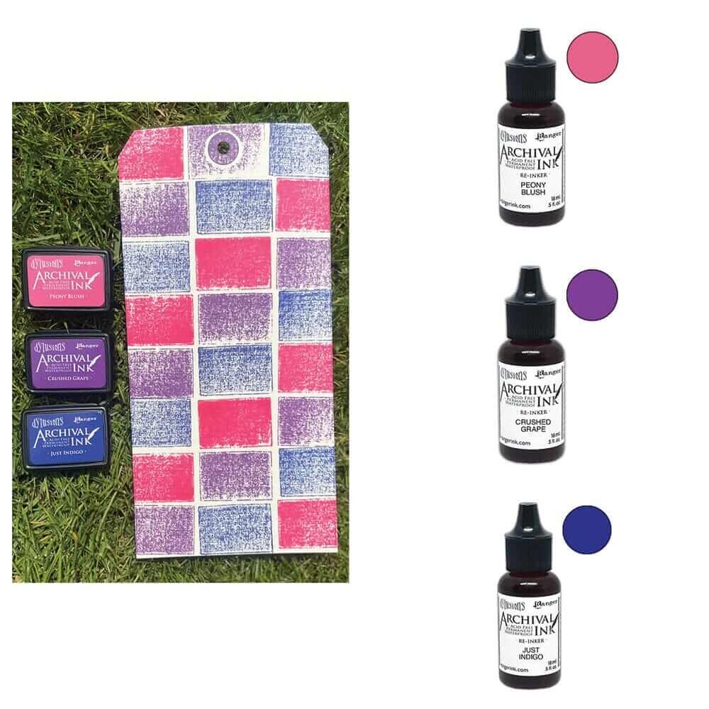 Dylusions Archival Re-Inker 0.5oz - Crushed Grape ARD92131