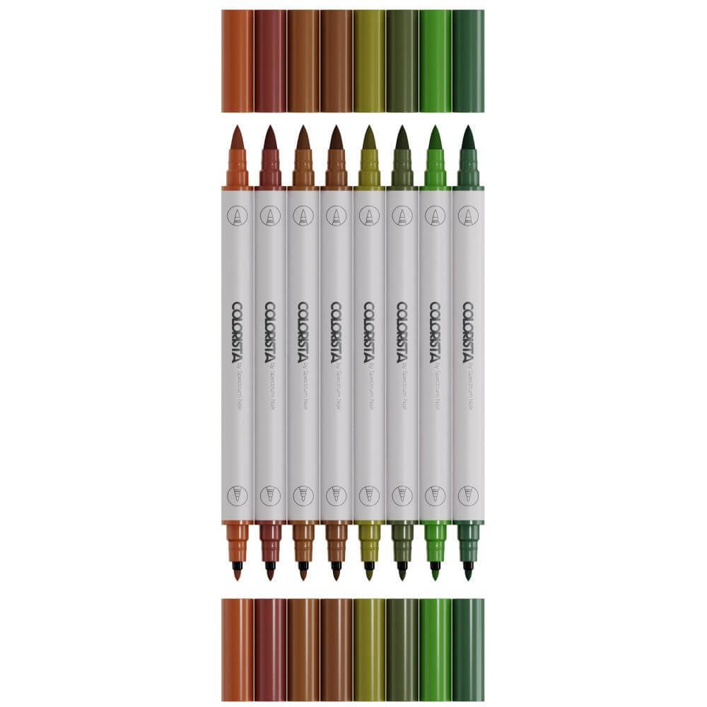 Spectrum Noir Colorista Art Marker 8/Pkg - Natural Tones