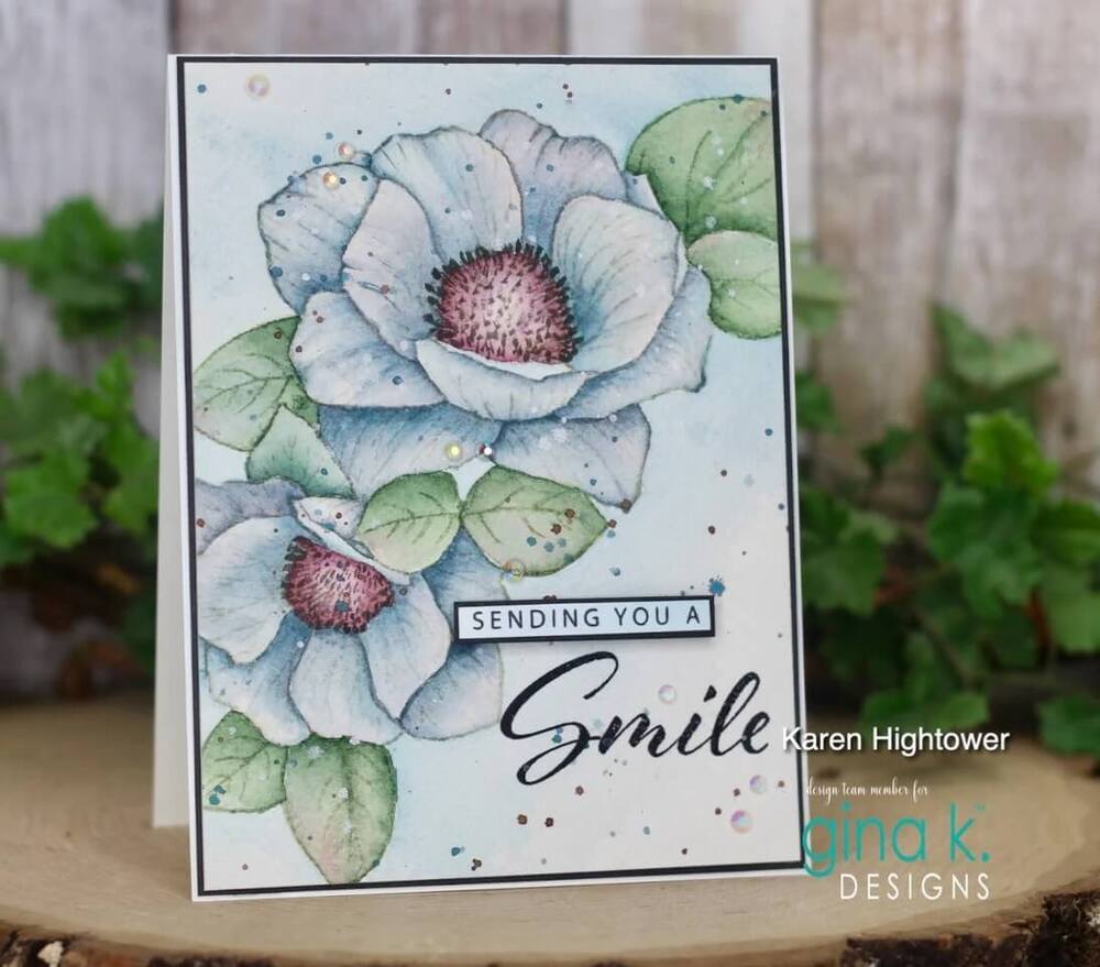 Gina K Designs Clear Stamps - Sending You a Smile