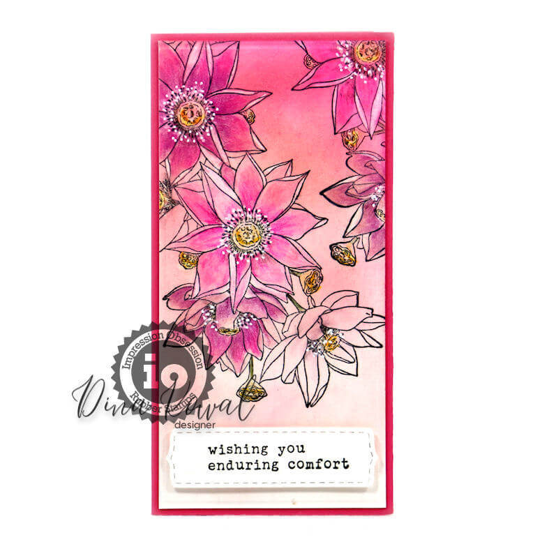 Impression Obsession Cling Stamp - Enduring Comfort B13981