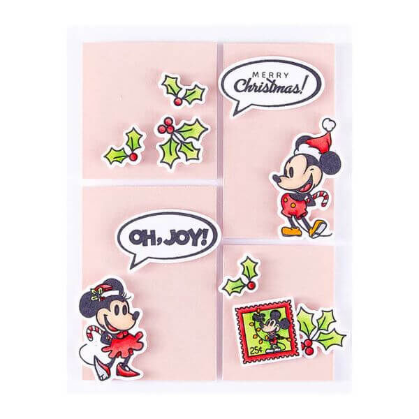 Spellbinders Clear Stamps & Die Set - Say Cheese Classic Mouse Christmas (by Simple Stories) BD-1003