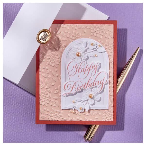 Spellbinders BetterPress Plate & Die Set - Happy Birthday Everything BP-274