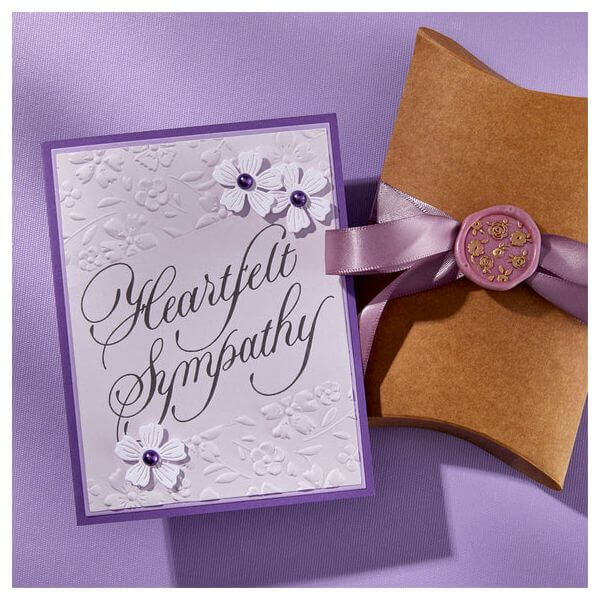 Spellbinders BetterPress Plate & Die Set - Heartfelt Sympathy BP-279