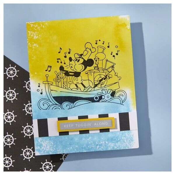 Spellbinders Press Plate & Die Set - Say Cheese Classic Mouse Collection - Steamboat Willie BP-313