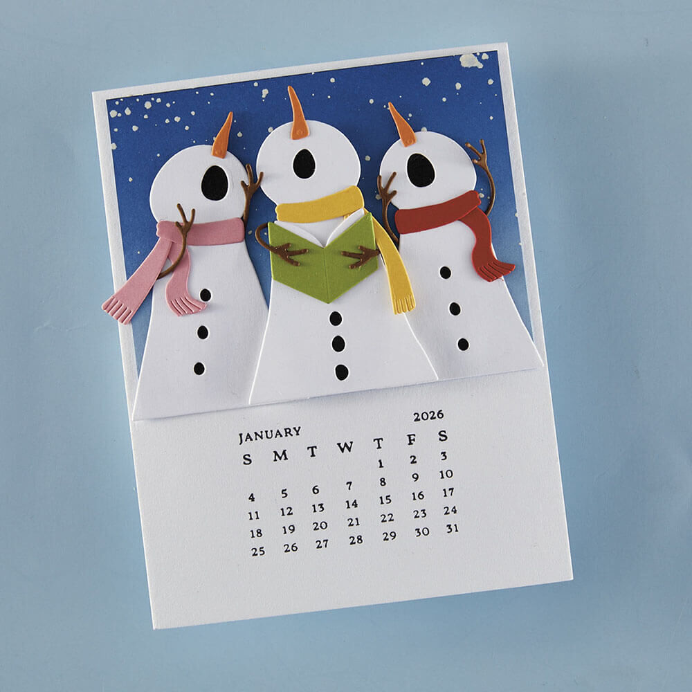 Spellbinders BetterPress Plate - Wonderland Collection - DIY 2026 Calendar BP-316