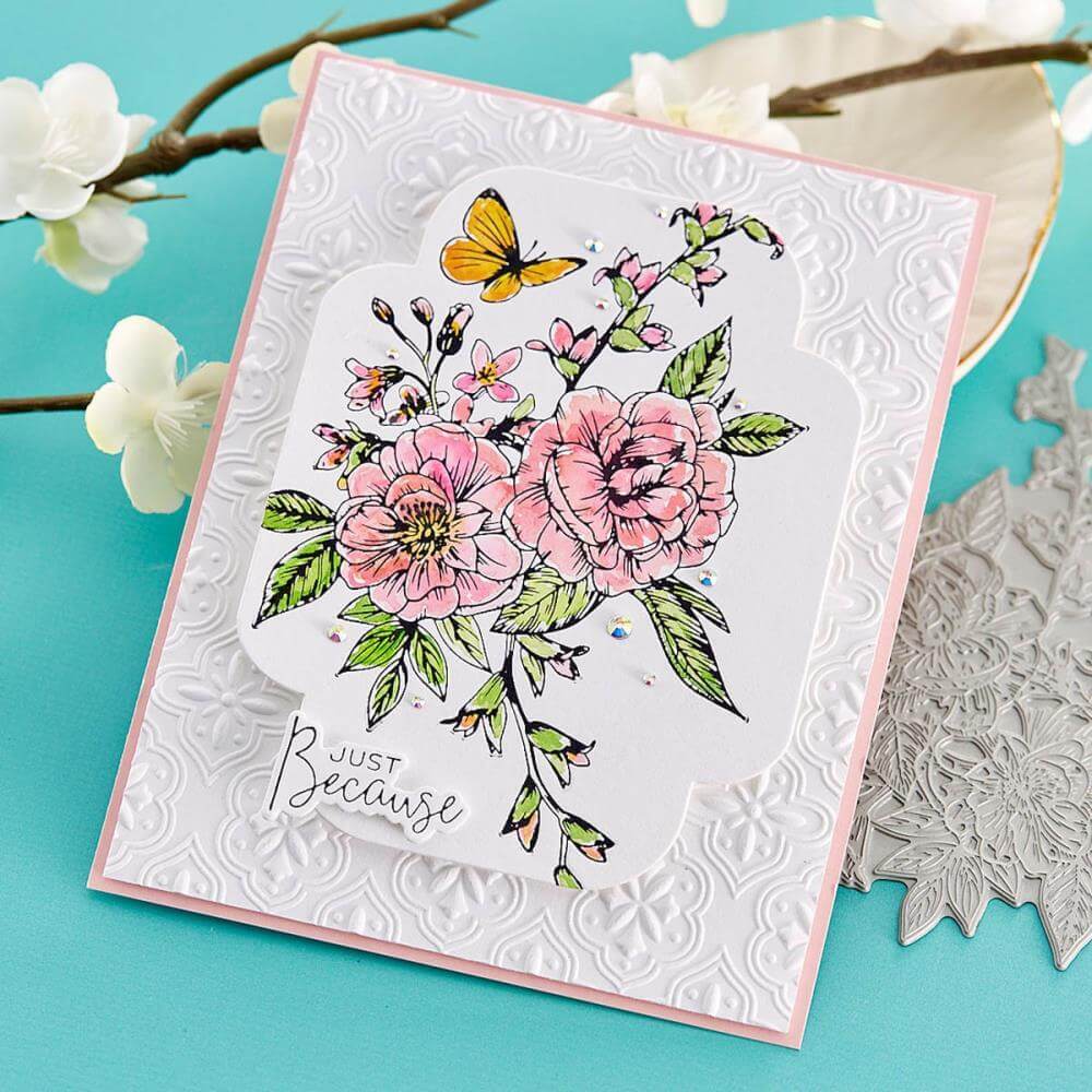 Spellbinders BetterPress Letterpress System Press Plates - Butterfly Bouquet (1/Pkg) BP015