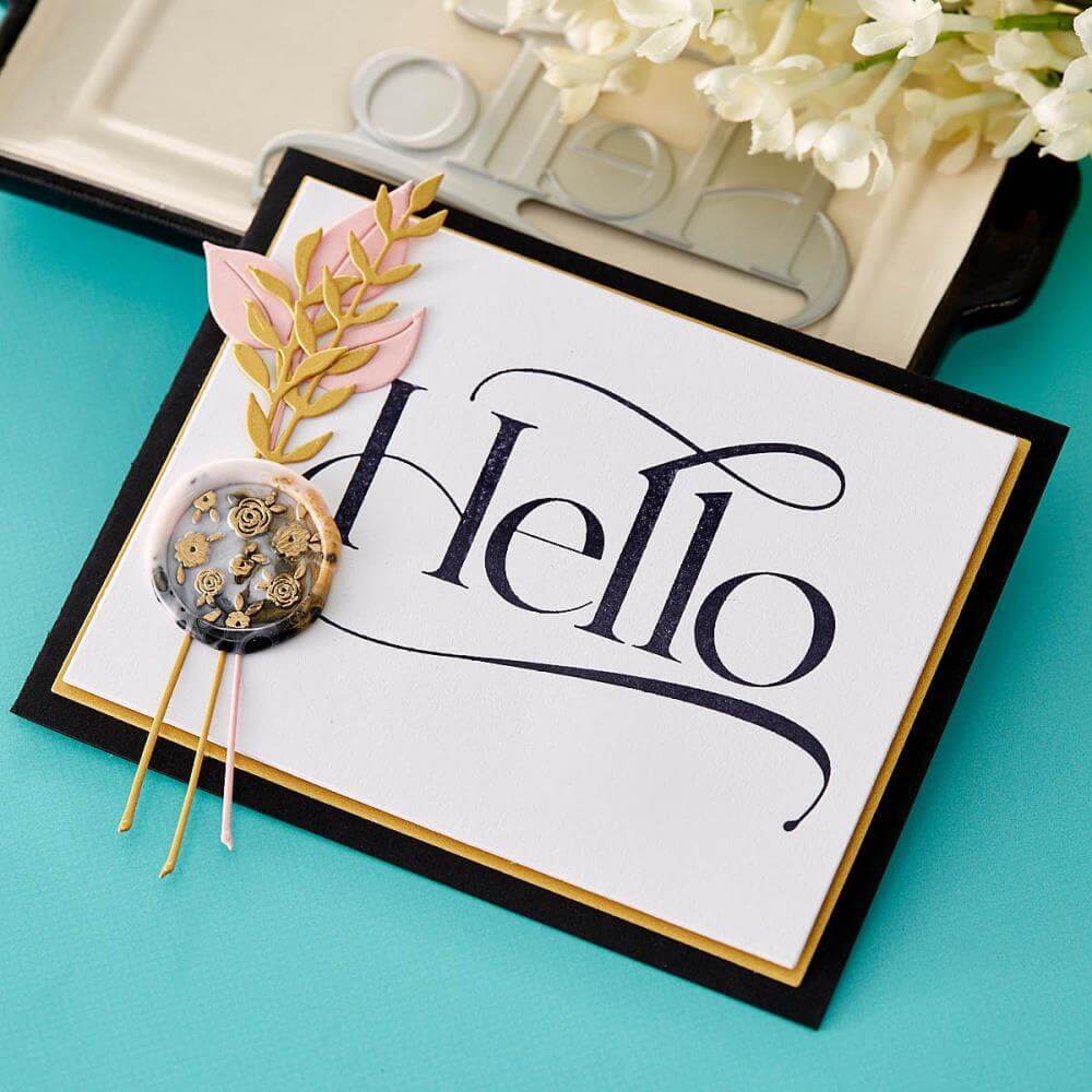 Spellbinders BetterPress Letterpress System Press Plates - Hello (1/Pkg) BP039