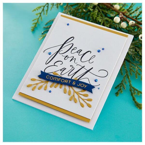 Spellbinders BetterPress Letterpress System Press Plates - Peace On Earth BP057