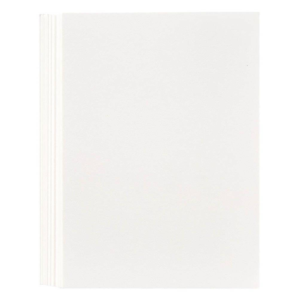 Spellbinders BetterPress Letterpress A7 Cotton Card Panels - Bisque (25/Sheets) BPC006