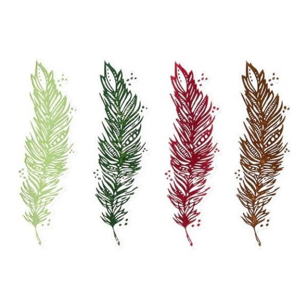 Spellbinders BetterPress Mini Ink Pad Set 4/Pkg - Festive (by Dina Wakley) BPI-059