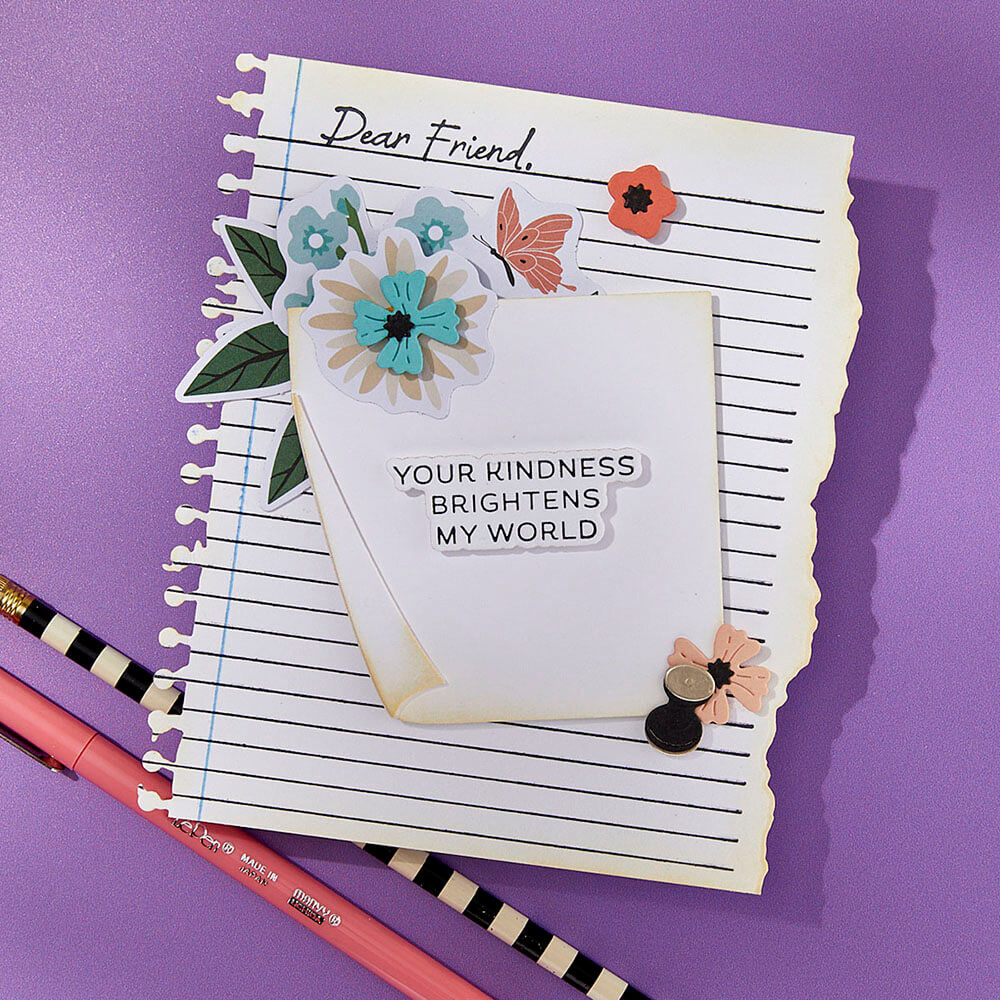 Spellbinders Press Plate - Take Note Collection - Take Note BPR-030