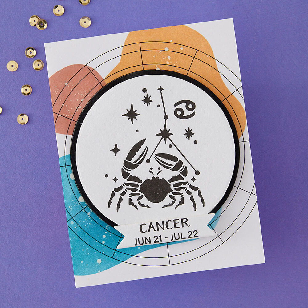 Spellbinders BetterPress Registration Press + Foil Plate - Block Print Cancer BPR-043