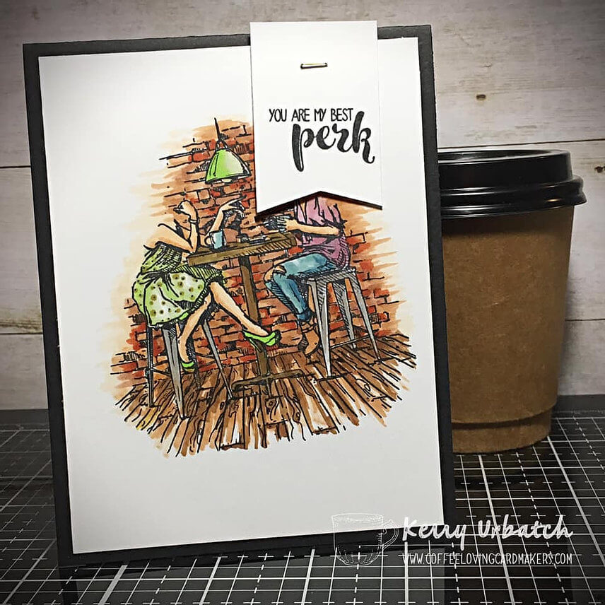 Colorado Craft Company Clear Stamps 4"X6" - Girlfriends & Coffee (Lovely Legs)