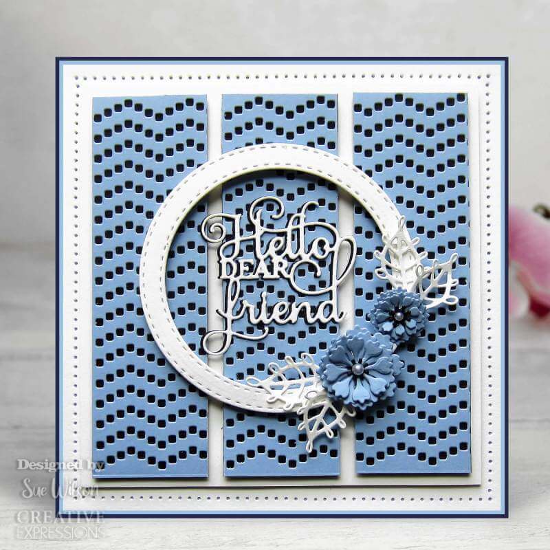 Creative Expressions Dies - Background Collection: Ric Rac Ribbon (by Sue Wilson)