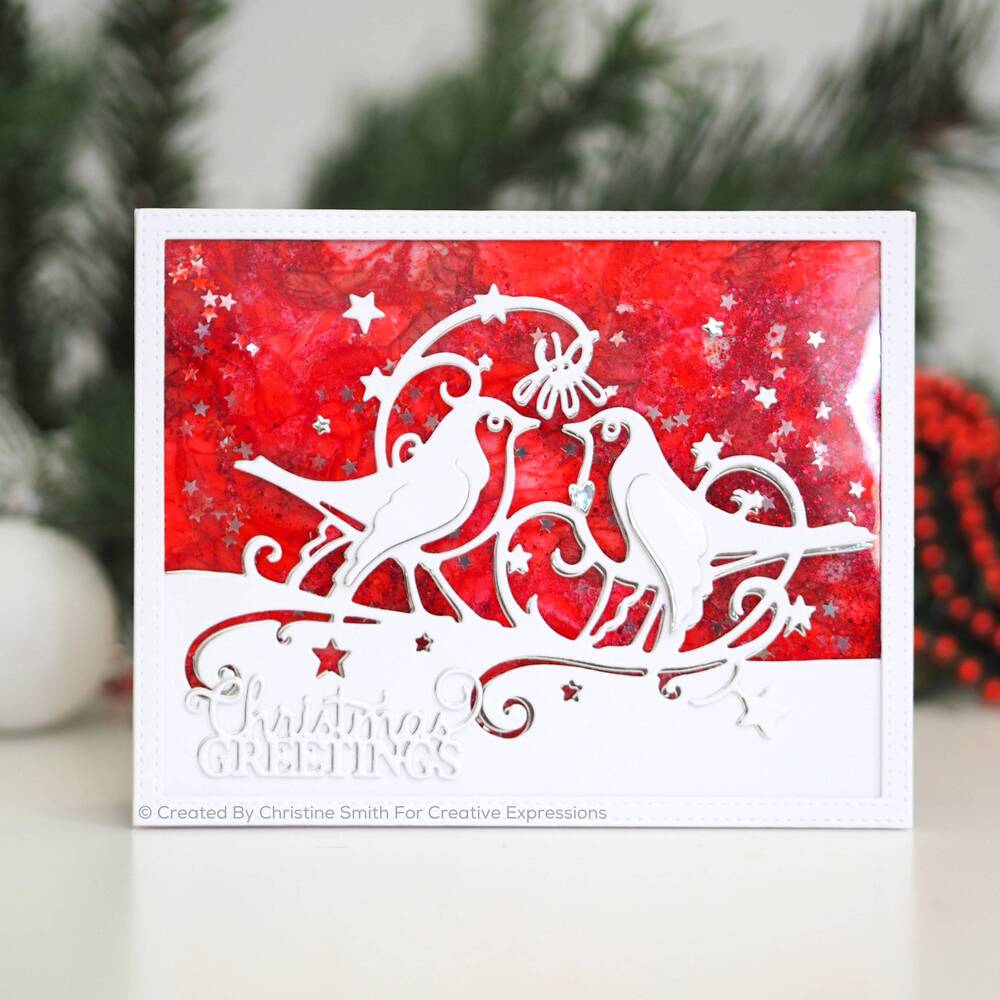 Creative Expressions Paper Cuts Edger Craft Dies - Under The Mistletoe