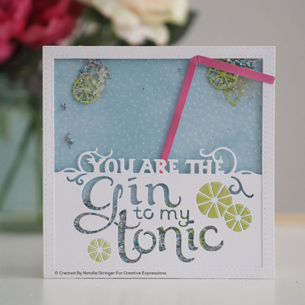 Creative Expressions Paper Cuts Edger Craft Dies - Gin To My Tonic