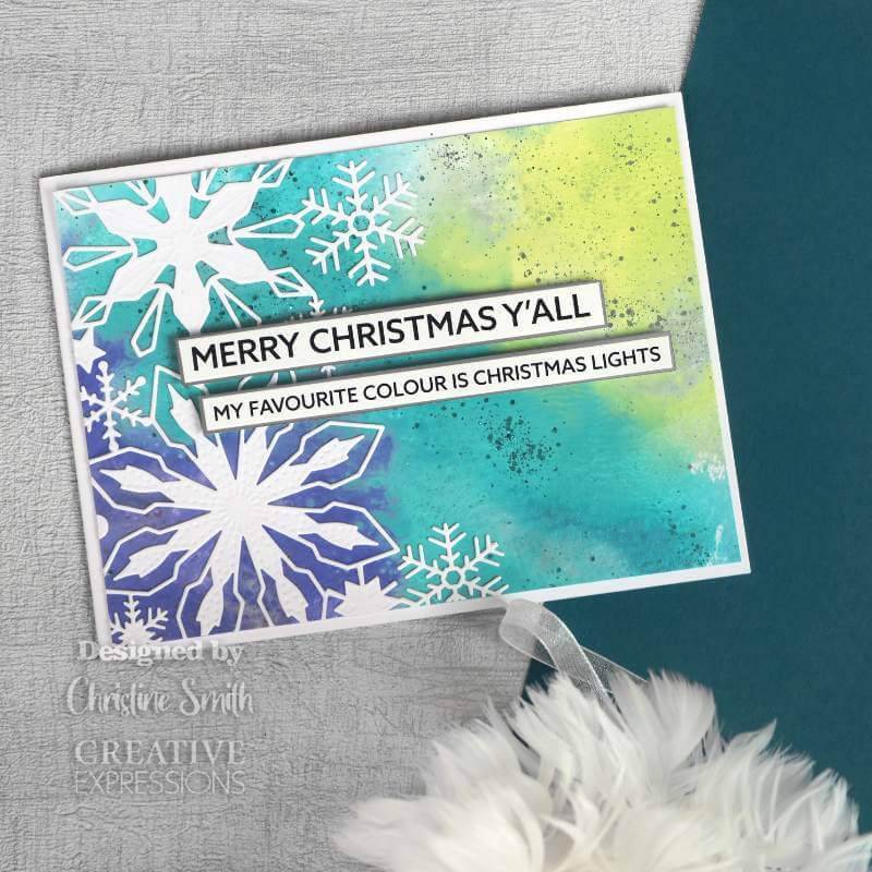 Creative Expressions Wordies Sentiment Sheets - Winter Wishes (Pk, 4 6in x 8in)