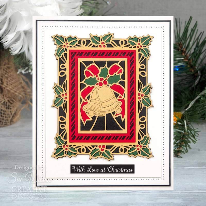 Creative Expressions Wordies Sentiment Sheets - Christmas Script