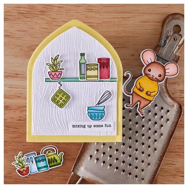 Hero Arts Clear Stamps - On the Shelf CM803