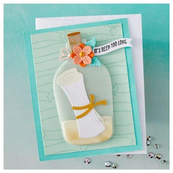 Hero Arts Clear Stamps - Summer by The Shore Collection - Banner Days CM810