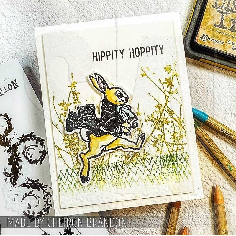 Tim Holtz Stampers Anonymous Cling Mount Stamp - Spring Sprung CMS084