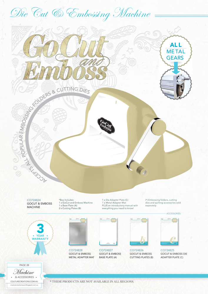 GoCut & Emboss Die Cutting & Embossing Machine Value Set