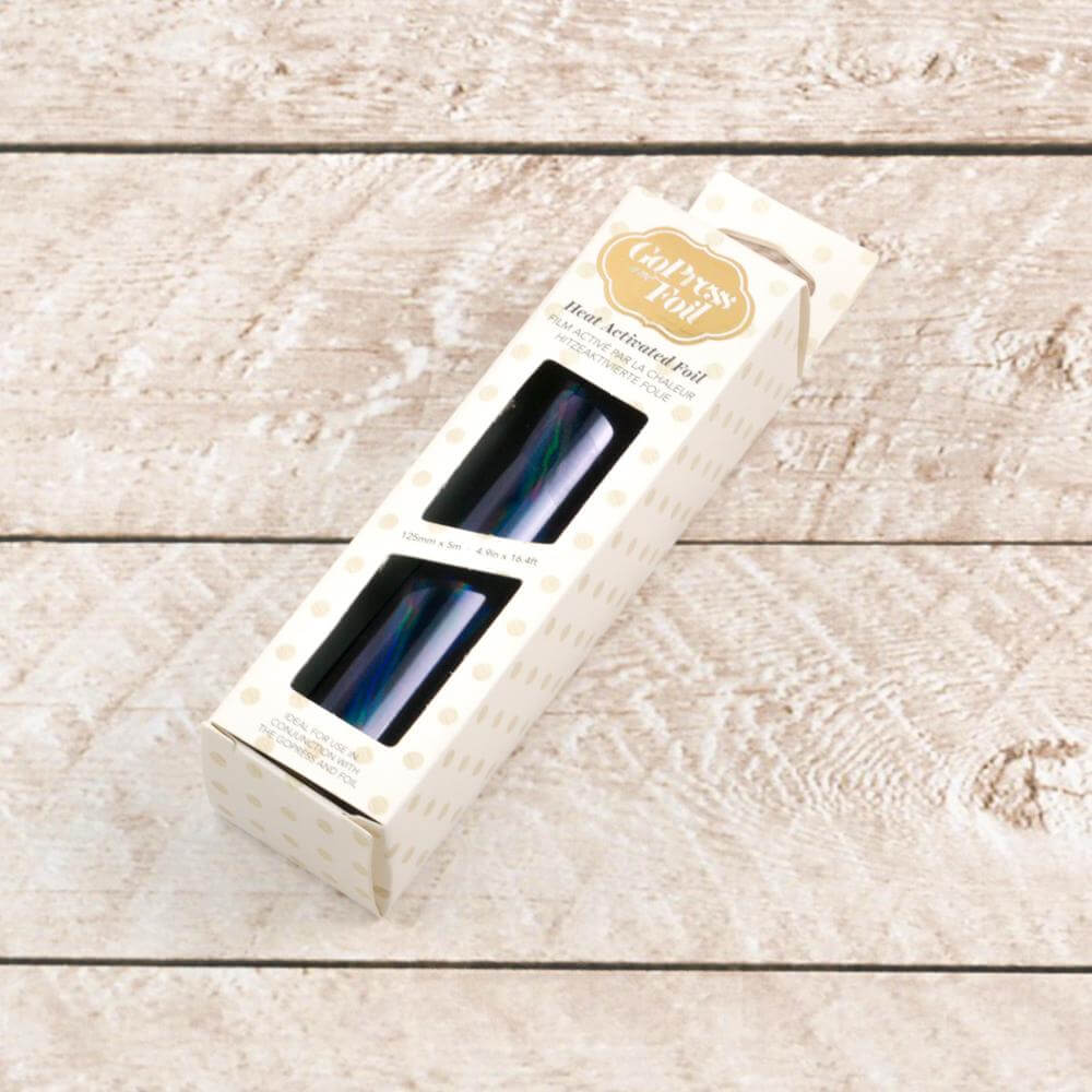 Couture Creations - Heat Activated Navy Blue Foil - Light Iridescent Finish